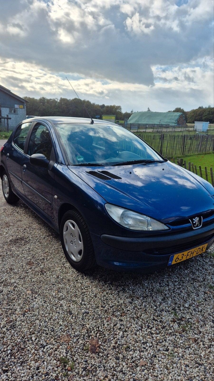 Peugeot 206 1.4 5D 2000 Blauw, Auto's, Voorwielaandrijving, 15 km/l, 31 €/maand, 4 cilinders