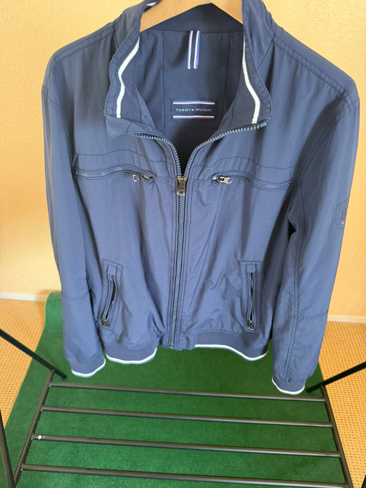Tommy hilfiger jas, Verzenden, Gedragen, Maat 56/58 (XL), Blauw