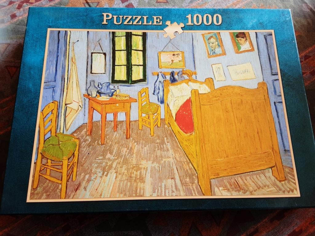 2 puzzels a 1000 stukjes afbeeldingen van Vincent van Gogh, Ophalen of Verzenden, 500 t/m 1500 stukjes