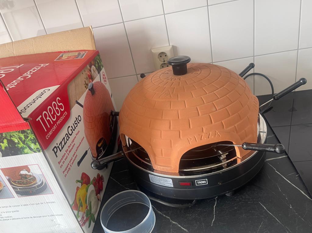 PIZZA OVEN Trebs Pizza Oven PizzaGusto - 6 personen, Ophalen of Verzenden, Zo goed als nieuw