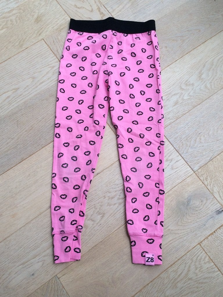 ZGAN legging roze Z8 met kusjes maat 116, Broek, Meisje, Z8, Ophalen of Verzenden