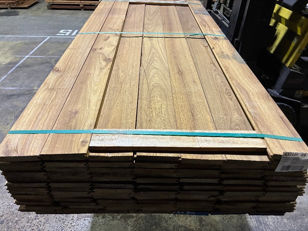 Vlonderplanken-planken-Schutting-Hardhout-Basralocus-21x132m, Ophalen, Nieuw, Hout