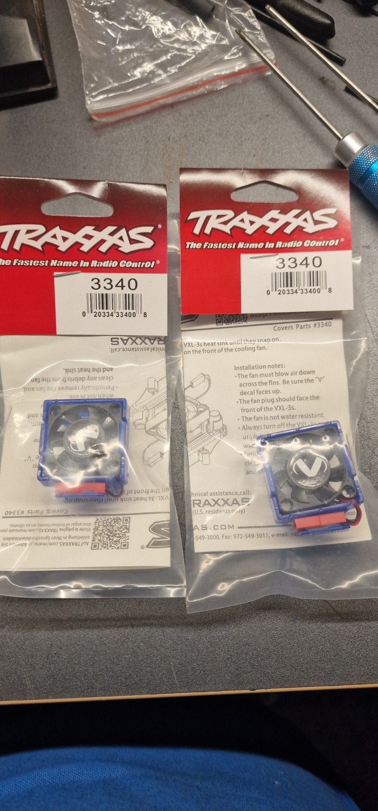 Traxxas VXL 3S Ventilator (2 stuks), Elektro, Nieuw, Ophalen of Verzenden, Schaal 1:10