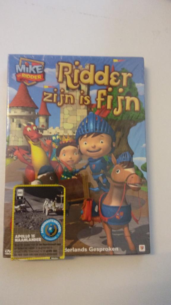 Mike de Ridder Ridder zijn is fijn tekenfilm dvd NIEUW SEAL, Alle leeftijden, Verzenden, Nieuw in verpakking, Overige soorten
