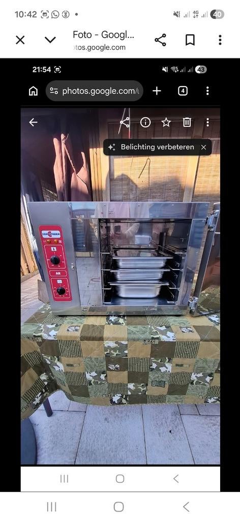 Convotherm AR12 RVS Heteluchtoven Convectieoven Oven, Ophalen of Verzenden