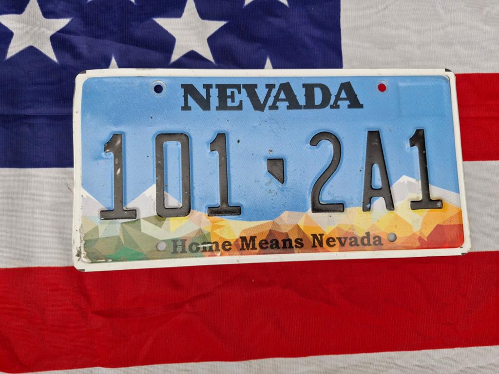 Kentekenplaat Nevada USA Nummerplaat nummerbord License VS, Ophalen of Verzenden, Gebruikt, Auto's