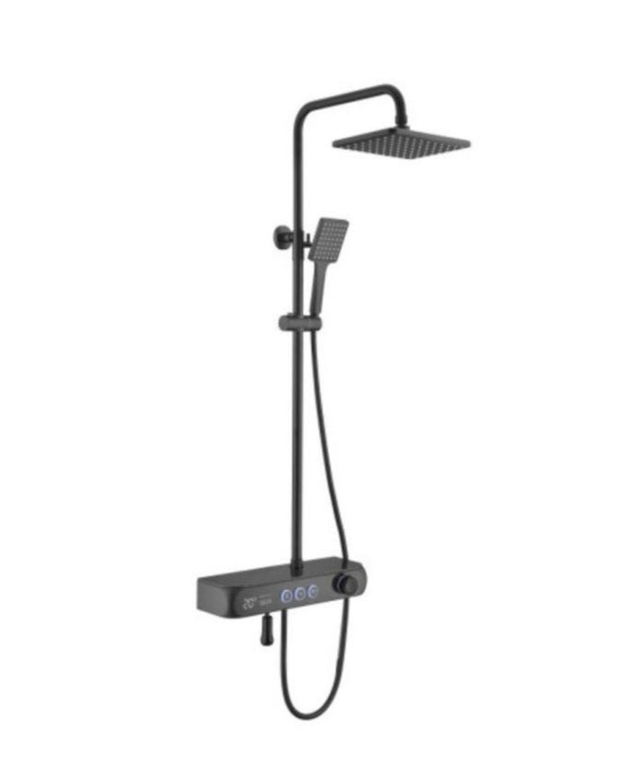 Regendouche met thermostaatkraan en digitaal display., Ophalen of Verzenden, Nieuw, Douche
