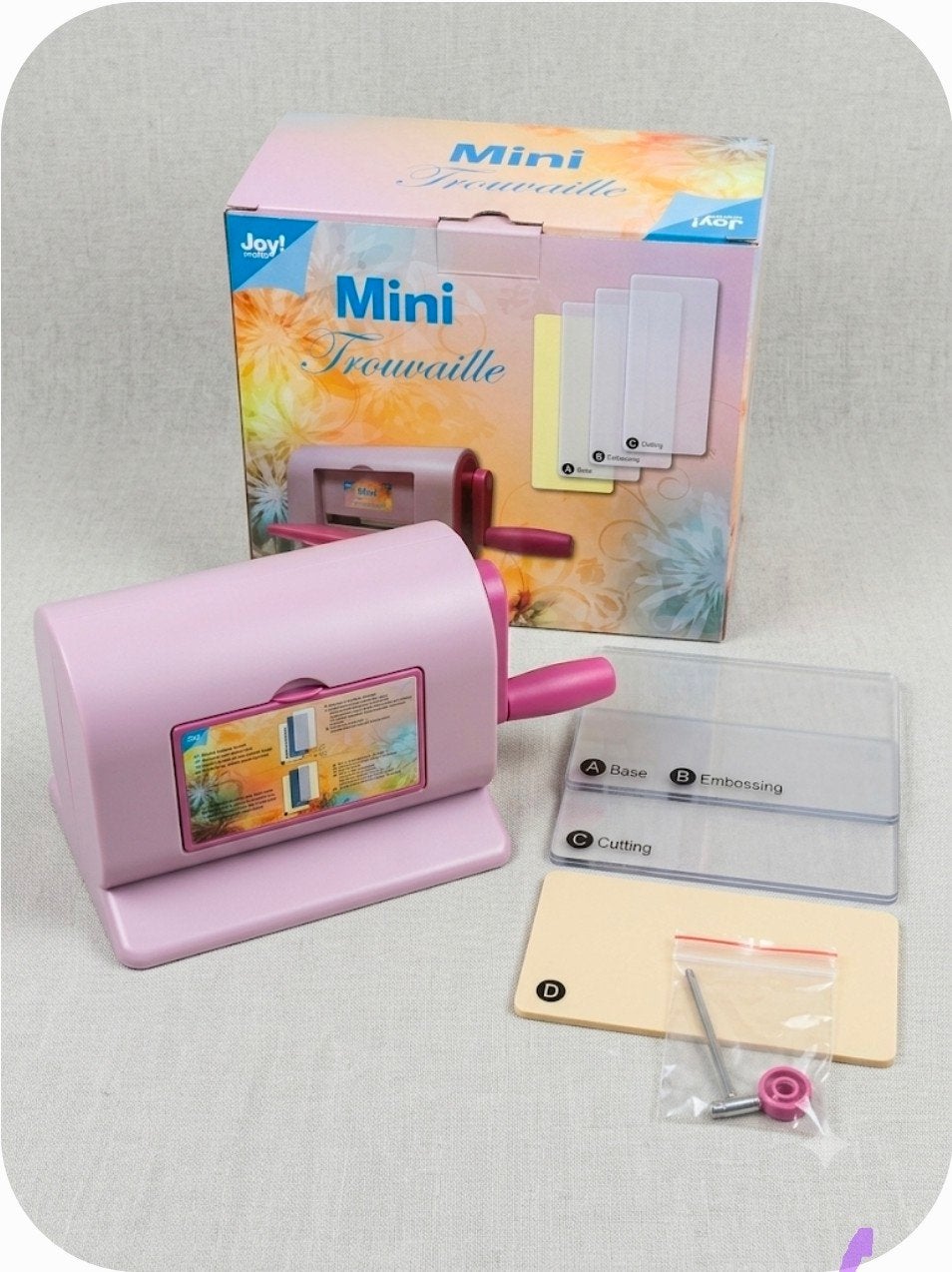Joy! Mini Trouvaille Snij- en Embossingmachine, Roze, Ophalen of Verzenden, Kunststof, Machine