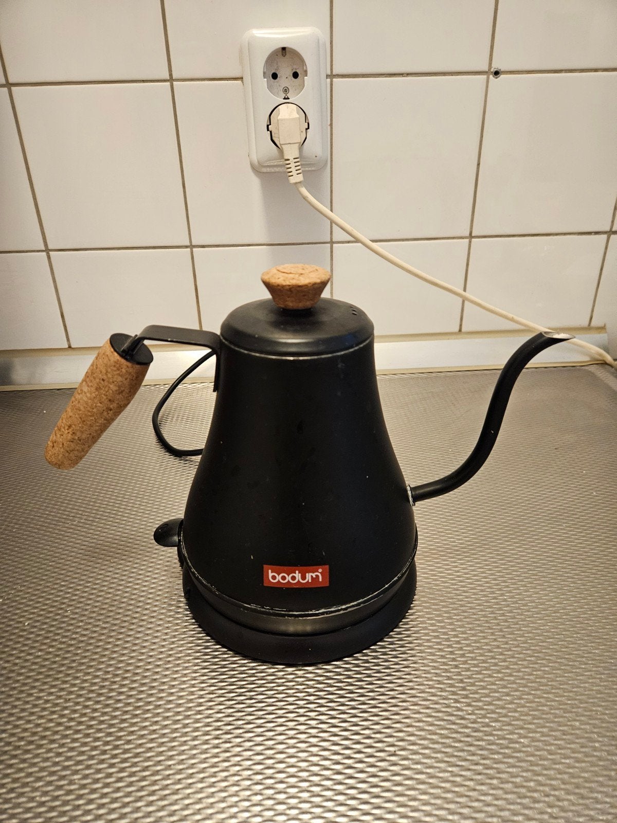 Bodum gooseneck waterkoker, Minder dan 1 liter, Ophalen of Verzenden, Gebruikt