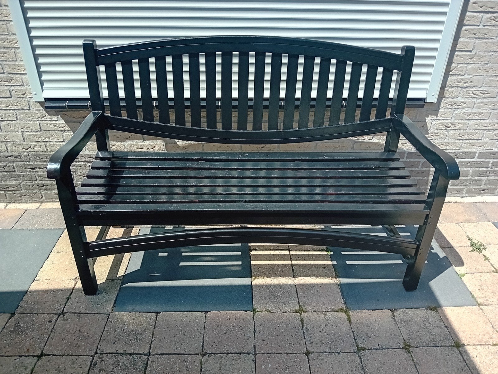Teak houten bank - Alleen bellen voor vragen, Tuin en Terras, Tuinbanken, Ophalen of Verzenden, Teakhout