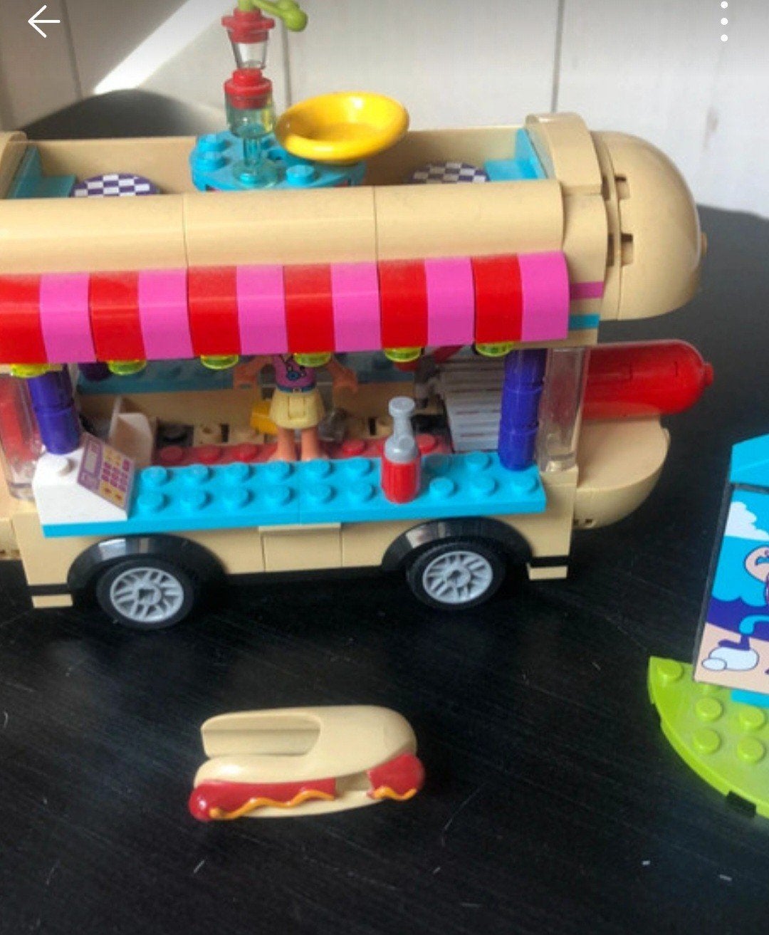 Lego friends hotdogbus, Ophalen of Verzenden, Zo goed als nieuw