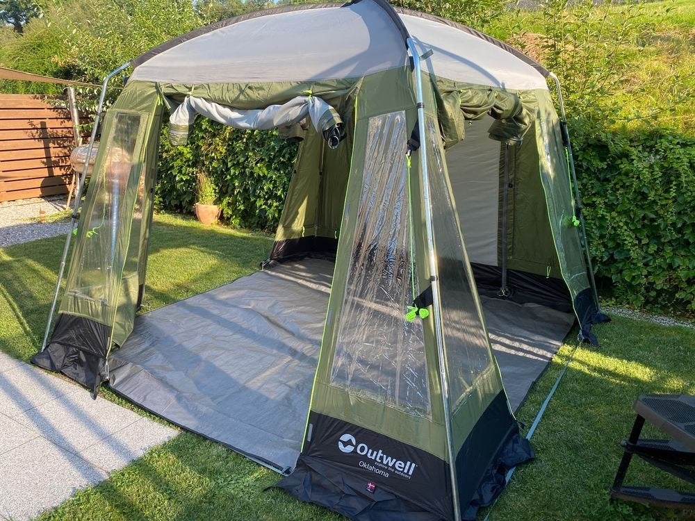 tent / voortent / shelter / bustent Outwell Oklahoma, Ophalen of Verzenden, Zo goed als nieuw