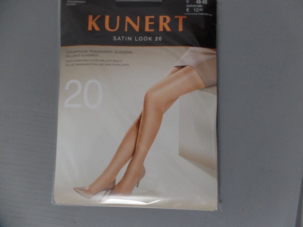 Panty Satin look 20 Kunert (Marine), Verzenden, Nieuw, Blauw, Panty