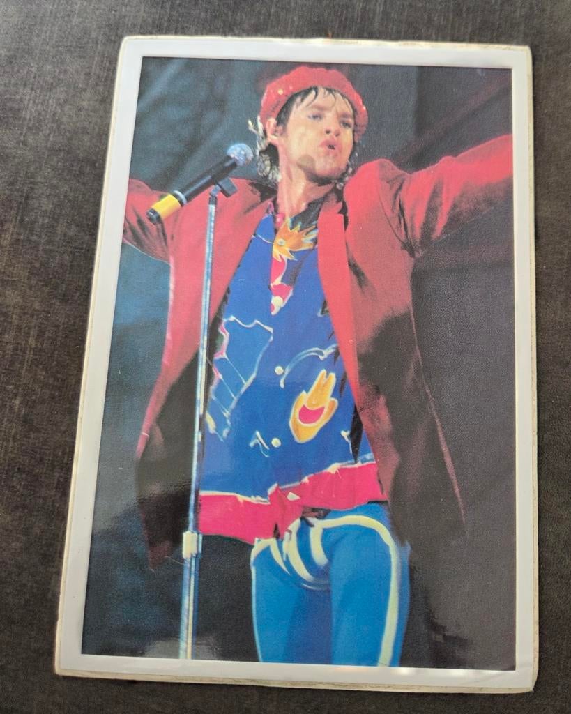 Mick Jagger - The Rolling Stones, Verzamelen, Ansichtkaarten | Themakaarten, Verzenden, 1980 tot heden, Ongelopen, Sterren en Beroemdheden