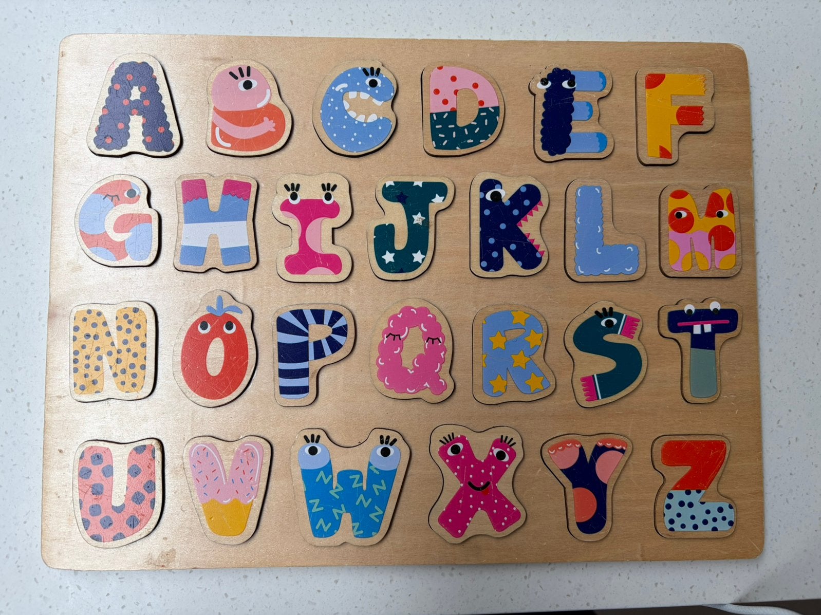 Alfabet puzzel, Ophalen, Gebruikt