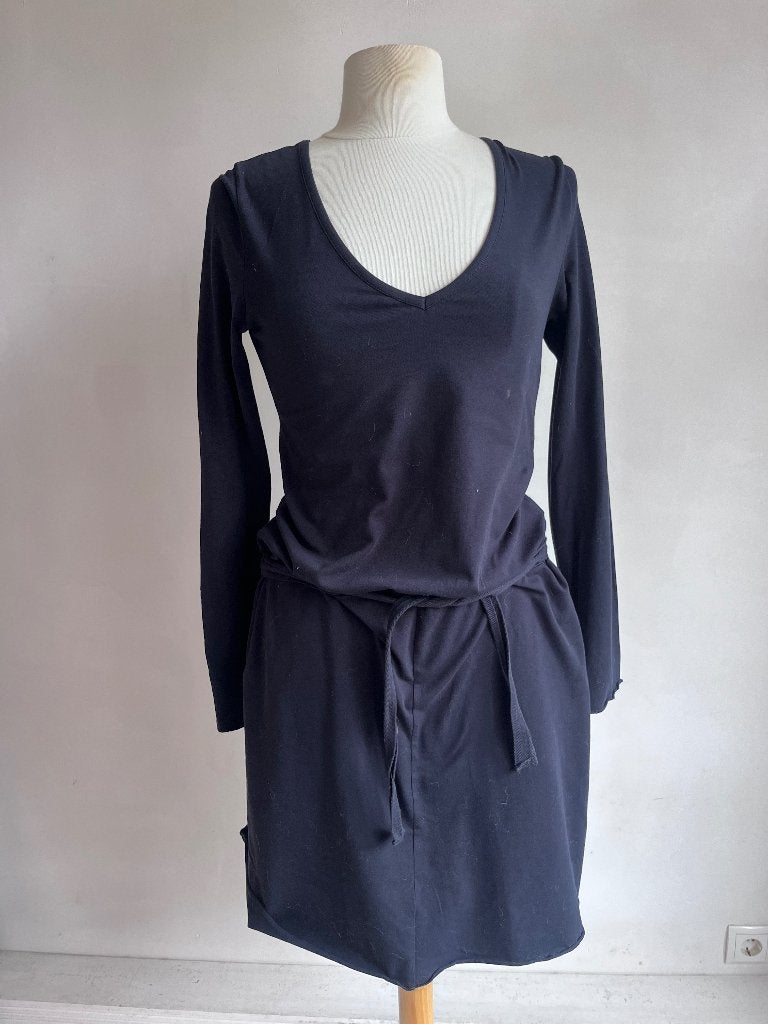 sissy boy jurk maat L donkerblauw, Kleding | Dames, Maat 42/44 (L), Sissy-Boy, Zo goed als nieuw, Knielengte