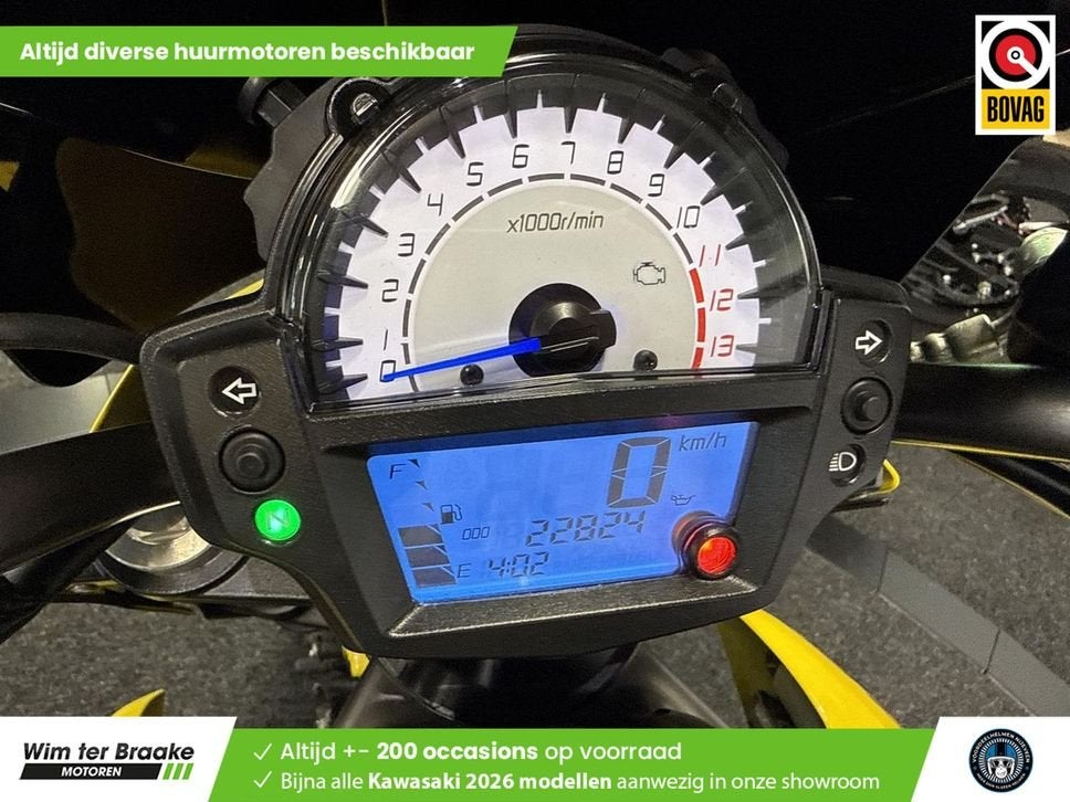 Kawasaki ER 6N ABS (bj 2013) 22,781 km, Motoren, Motoren | Kawasaki, 2 cilinders, 649 cc, Bedrijf, Onbekend