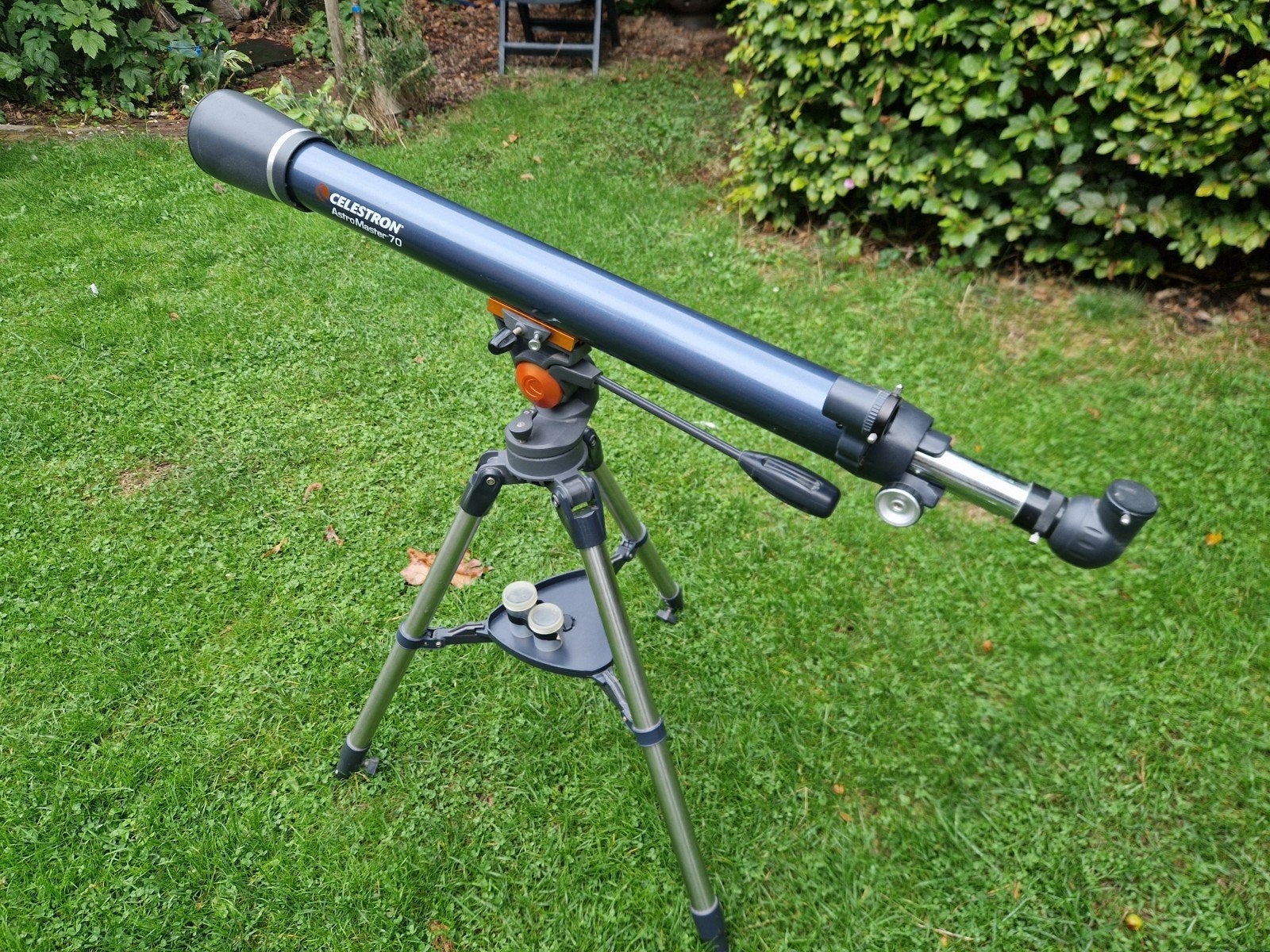 Celestron Astromaster 70 telescoop, Audio, Tv en Foto, Optische apparatuur | Telescopen, Ophalen, Lenzentelescoop (refractor)