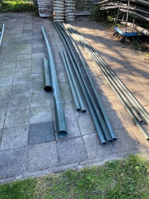 diverse groen pvc buizen, Ophalen, Pvc, Minder dan 2 meter, 80 mm of meer