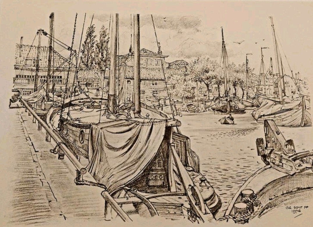 Bunschoten ... Haven Spakenburg ..., Ophalen of Verzenden