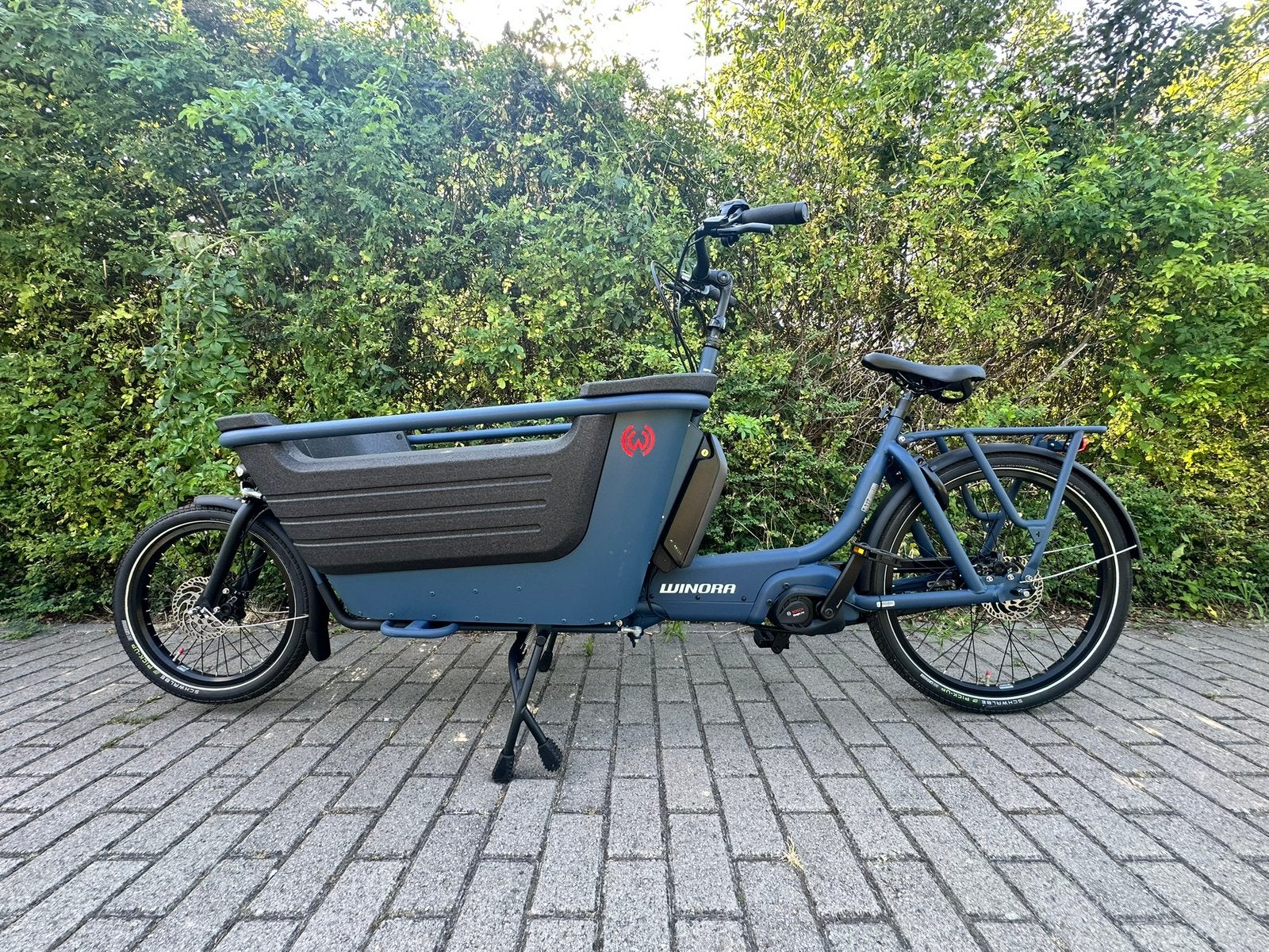 Batavus-Winora F.U.B. 2W elektrische bakfiets (NIEUW!), 2 kinderen, Schijfrem, Ophalen, Overige merken