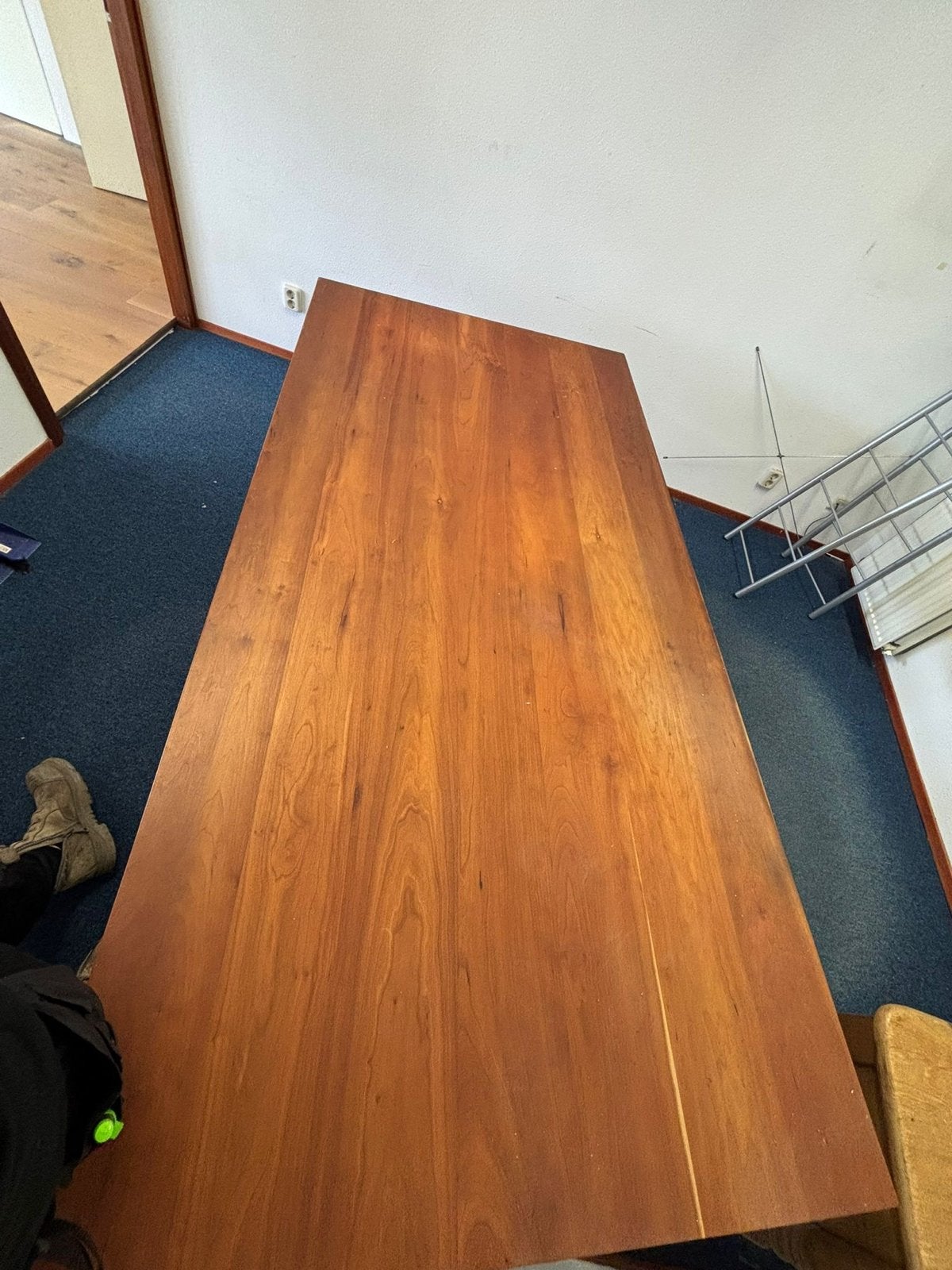 houten eettafel, Ophalen, Gebruikt, 200 cm of meer, 50 tot 100 cm