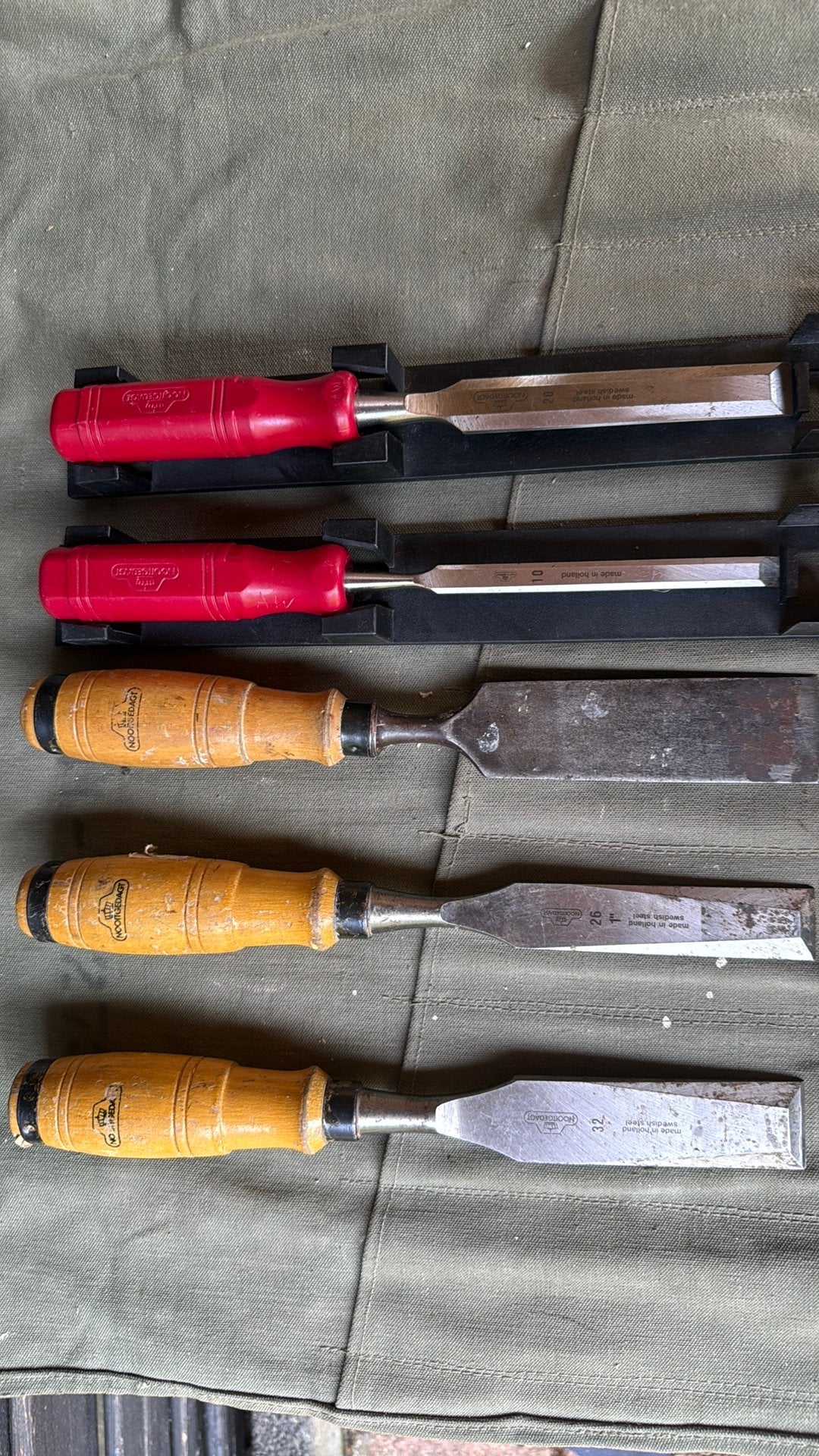Nooit gedacht beitels, Doe-het-zelf en Verbouw, Gereedschap | Handgereedschap, Ophalen of Verzenden, Zo goed als nieuw