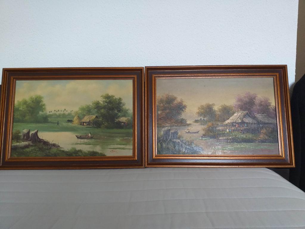 Indonesische schilderijen, Antiek en Kunst, Ophalen of Verzenden