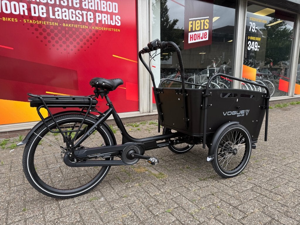 Fietshokje Beverwijk: Vogue Carry 3 E-bakfiets NIEUW!, Fietsen en Brommers, Fietsen | Bakfietsen, Niet ingevuld, 4 kinderen of meer
