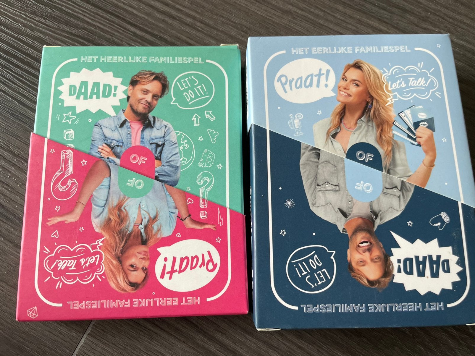Praat en Daad spelletjes, Ophalen of Verzenden, Zo goed als nieuw, Speelkaart(en)