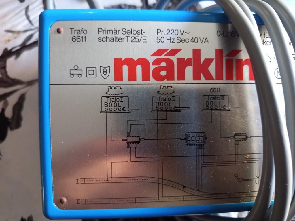Märklin transformator 6611, Gebruikt, Ophalen of Verzenden, Märklin, Transformator of Voeding