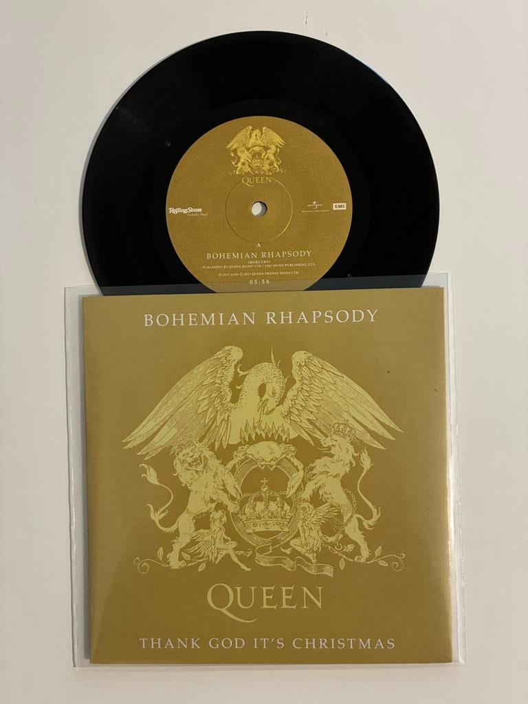 Queen - Bohemian rhapsody / Thank God It’s Christmas, Cd's en Dvd's, Vinyl Singles, Ophalen of Verzenden, 7 inch, Single