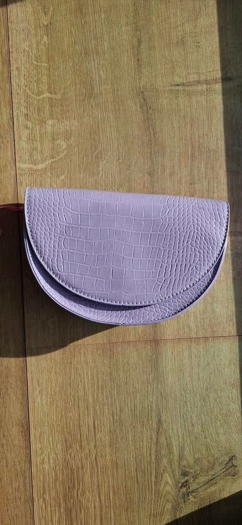 Lila handtas My Jewellery met croco print nieuw!, Ophalen of Verzenden, Zo goed als nieuw, Paars, Handtas