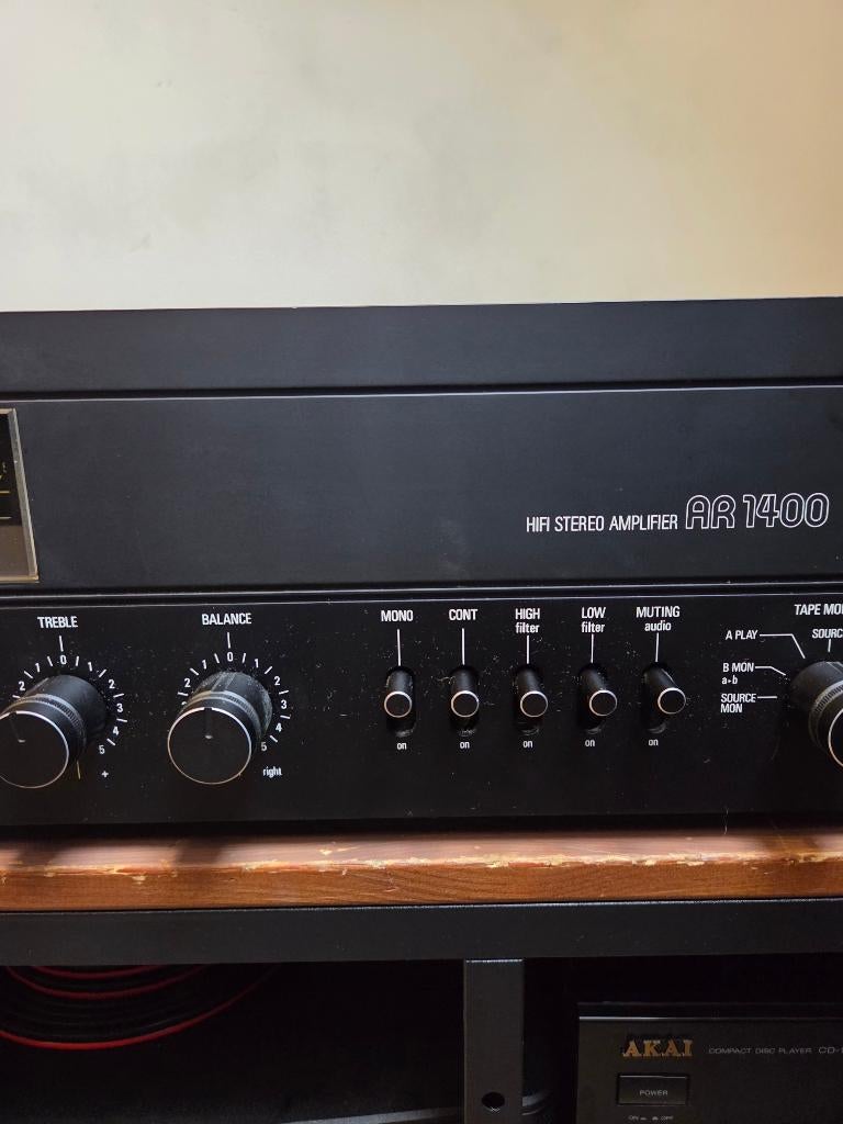 Aristona AR 1400 versterker met Phillips 22RH 482 speakers., Ophalen, Philips, Losse componenten, Zo goed als nieuw