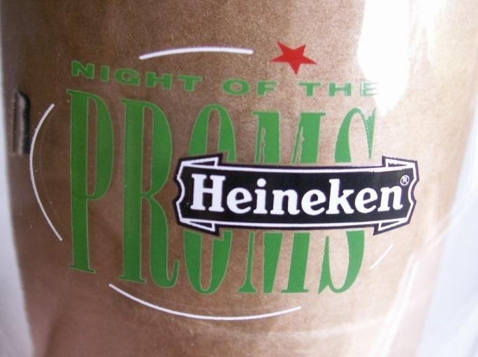 Heineken bier glas Night of the  Proms (in groen) Heineken, Verzamelen, Ophalen of Verzenden, Nieuw, Glas of Glazen, Overige merken