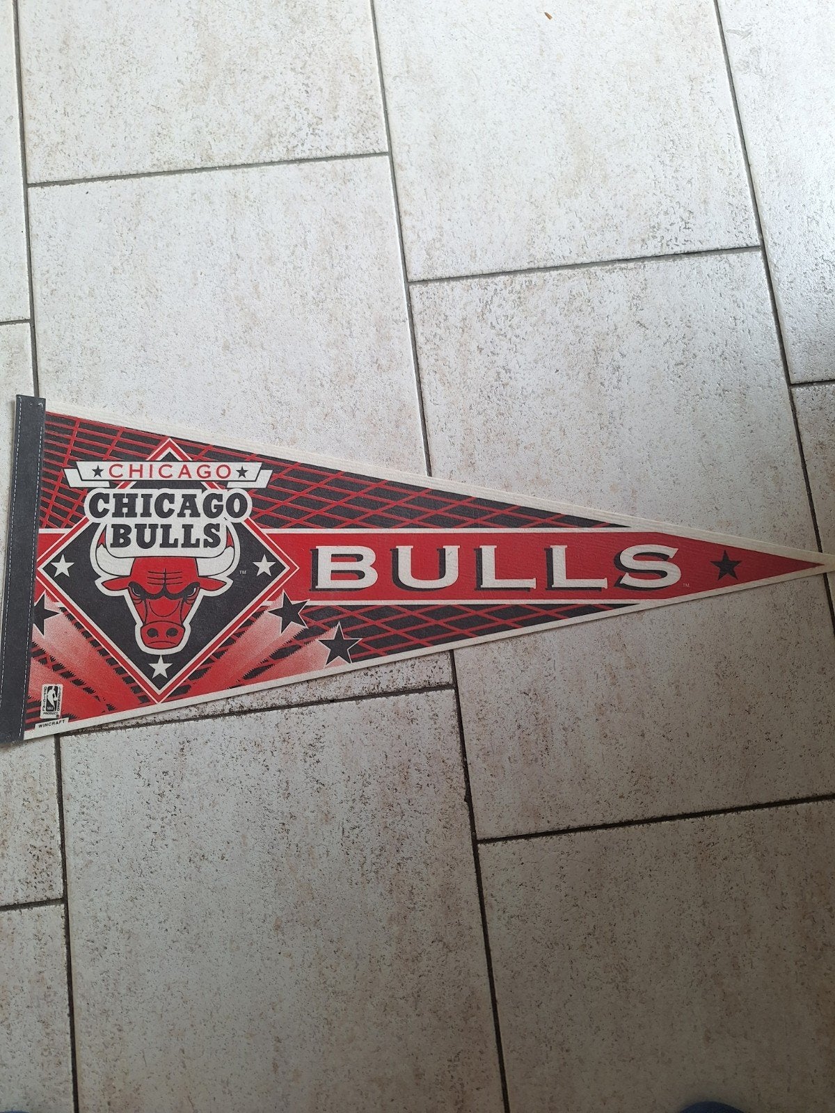 Chicago bulls winpel 90s, Ophalen of Verzenden, Zo goed als nieuw