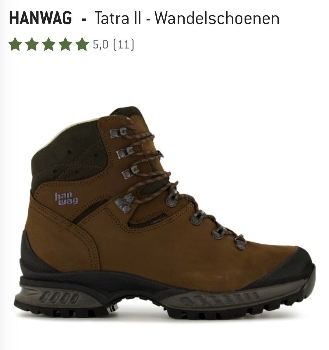 Hanwag Tatra II Wandelschoenen - Maat 44, Ophalen of Verzenden, Gebruikt, Schoenen