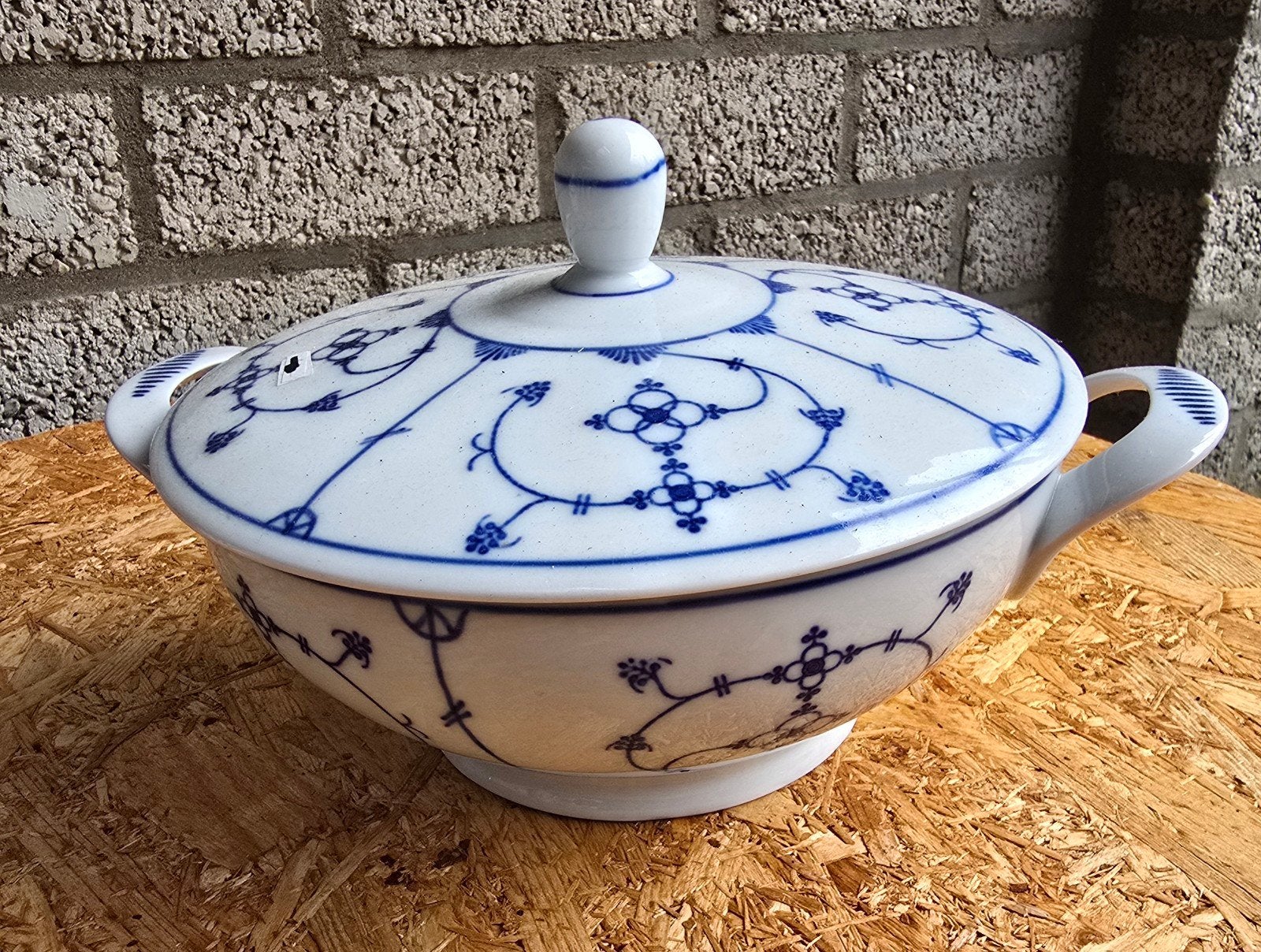 Saks blauw Jaeger dekschaal (20cm), Ophalen of Verzenden