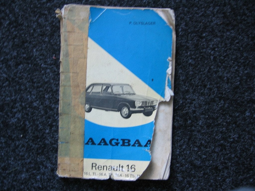 Vraagbaak Renault 16, Ophalen of Verzenden