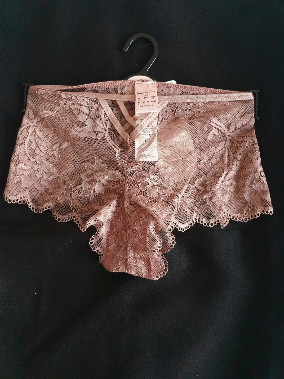 NIEUW! Hunkemöller. Vincey boxer/slip. Mooi kant. Oud rose, Hunkemöller, Ophalen of Verzenden, Roze, Slip