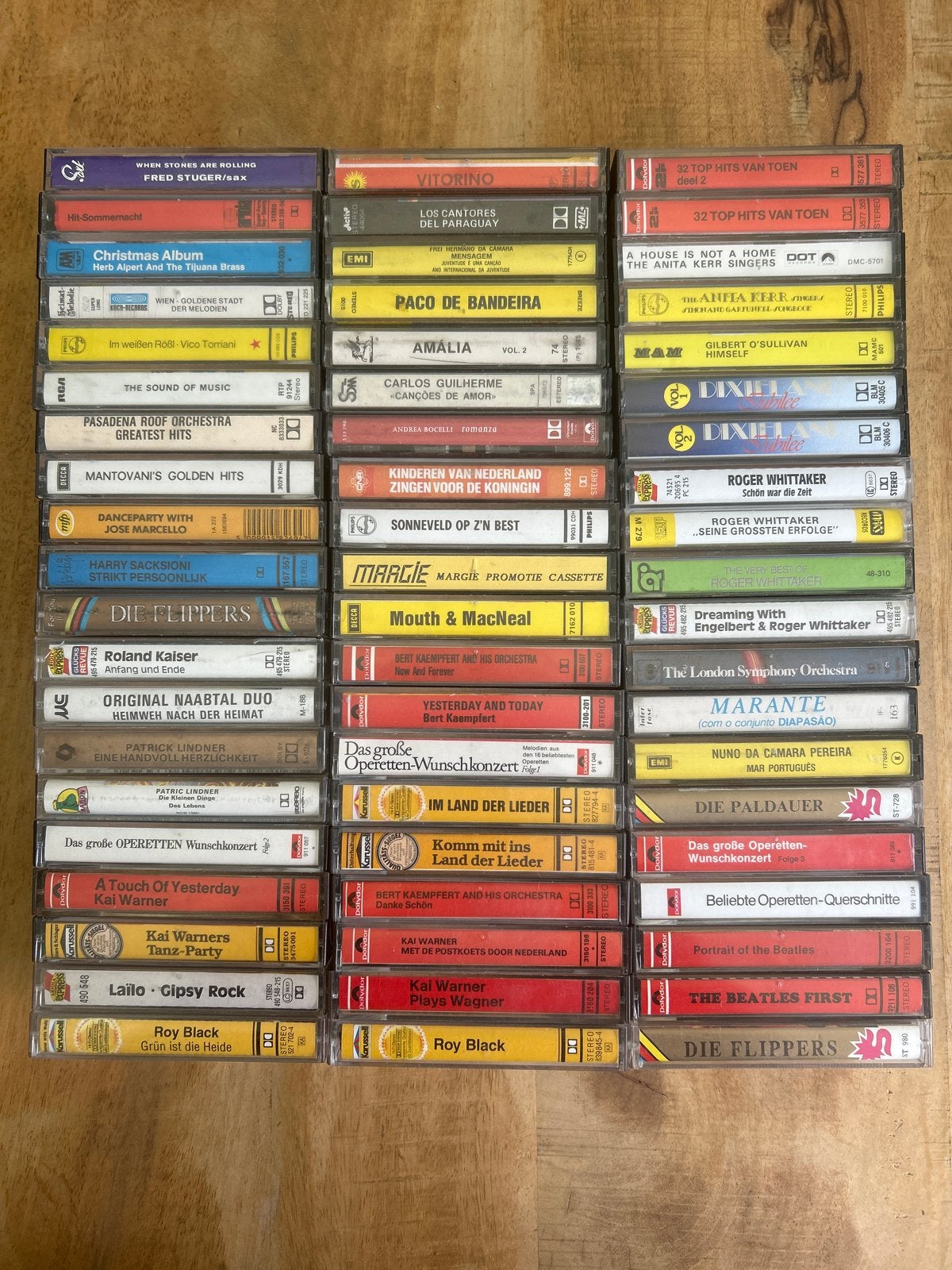 Grote collectie diverse muziekcassettes - 50+ stuks, Gebruikt, Ophalen of Verzenden, Origineel, Pop