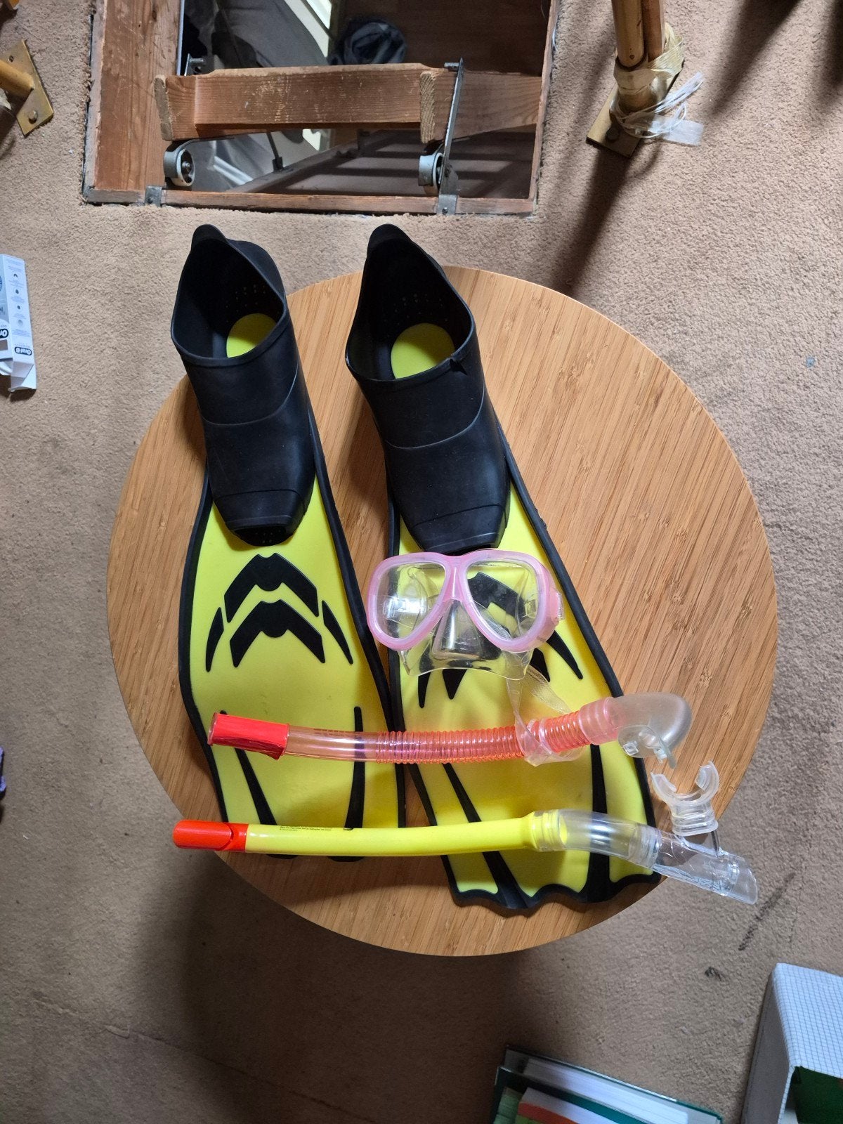 Snorkelset Sunray - Maat 34/35, Watersport en Boten, Ophalen of Verzenden