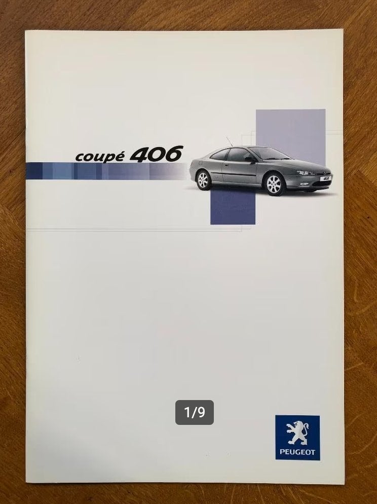 Peugeot 406 Coupé 2002 folder, Verzenden, Nieuw, Peugeot, Peugeot