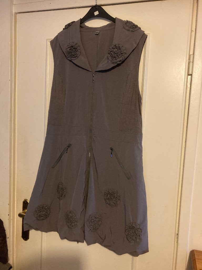 Aparte groene rekbare jurk van Franstyle , maat 46, Kleding | Dames, Verzenden, Maat 46/48 (XL) of groter, Zo goed als nieuw, Franstyle