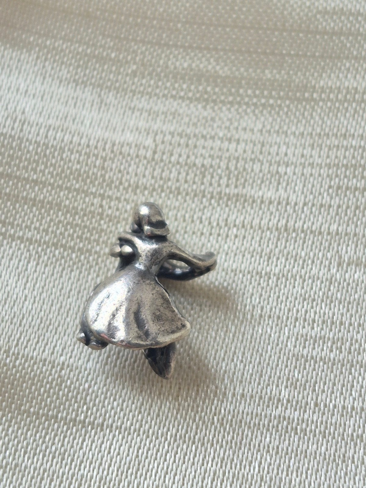 Trollbeads bedel 'Dansers', Ophalen of Verzenden, Zo goed als nieuw, Zilver, Trollbeads