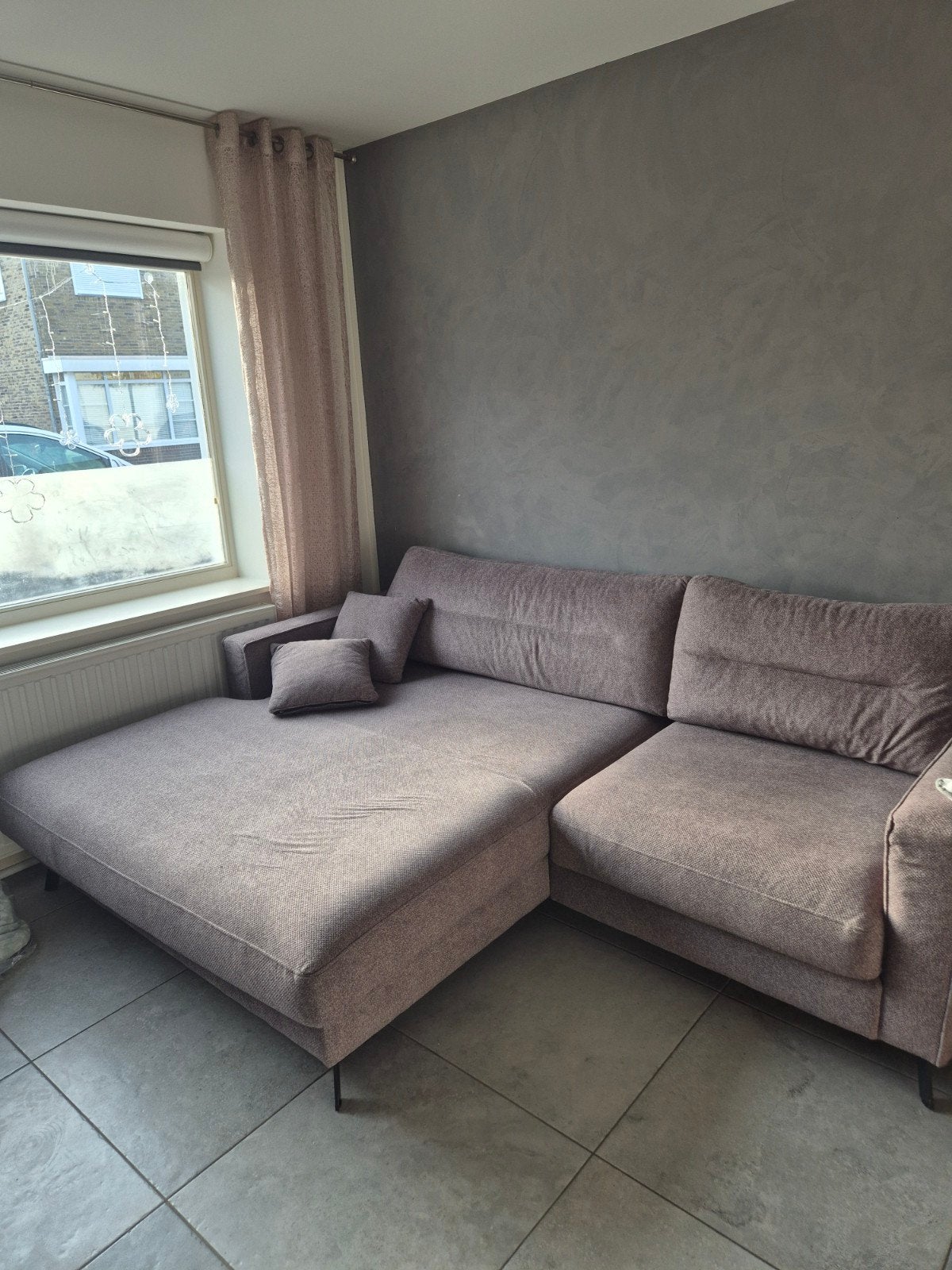 Comfortabele Hoekbank - Zo goed als nieuw, Huis en Inrichting, Ophalen, Hoekbank, Zo goed als nieuw, Vierpersoons of meer