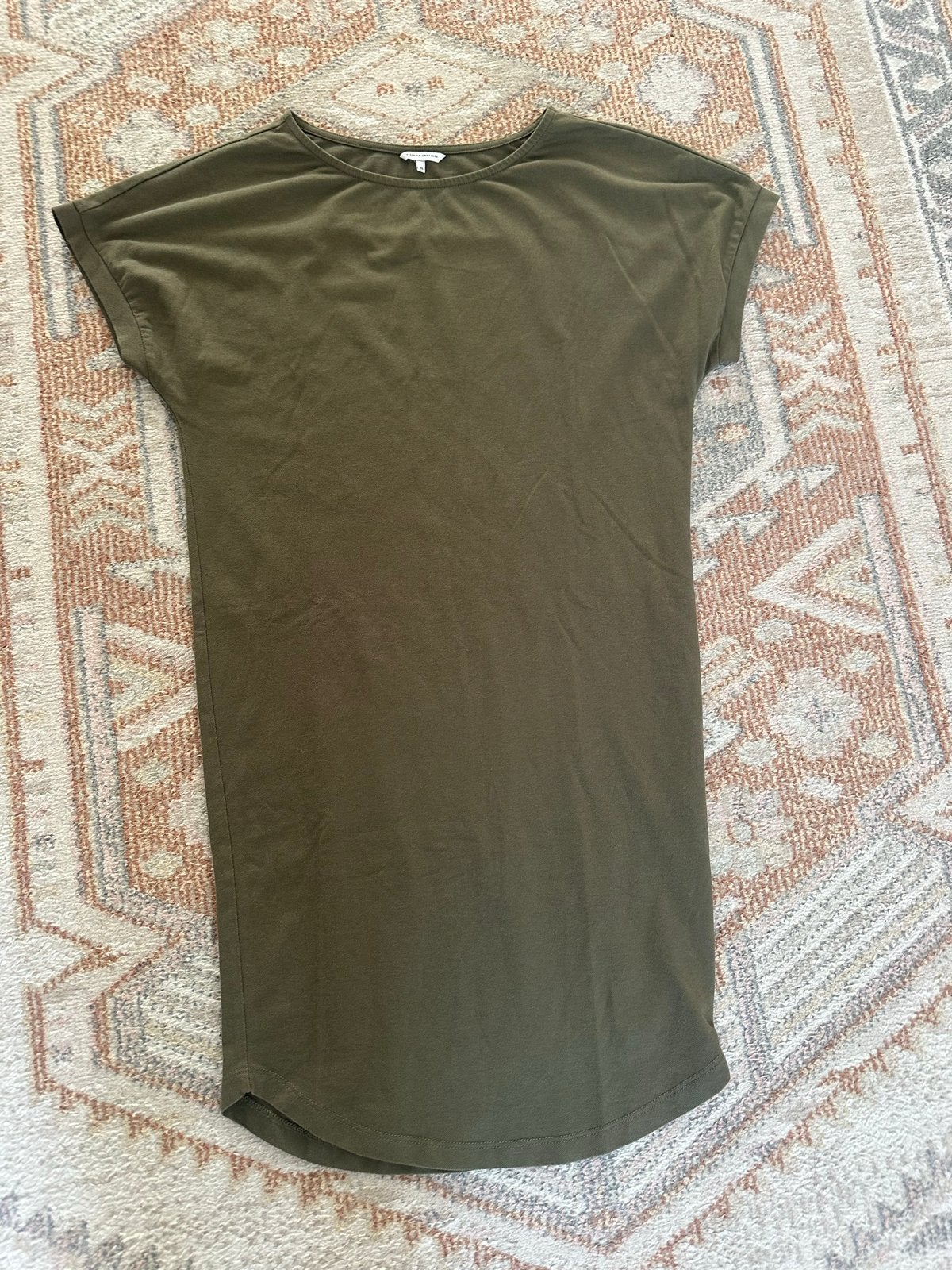 Groene tuniek/jurkje van District Nørrebro, maat XS, Ophalen of Verzenden, Zo goed als nieuw, Maat 34 (XS) of kleiner, Boven de knie