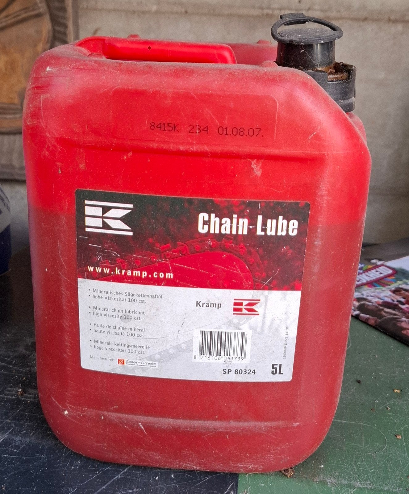 Kramp Chain-Lube 5L - Minerale Kettingolie, Ophalen of Verzenden