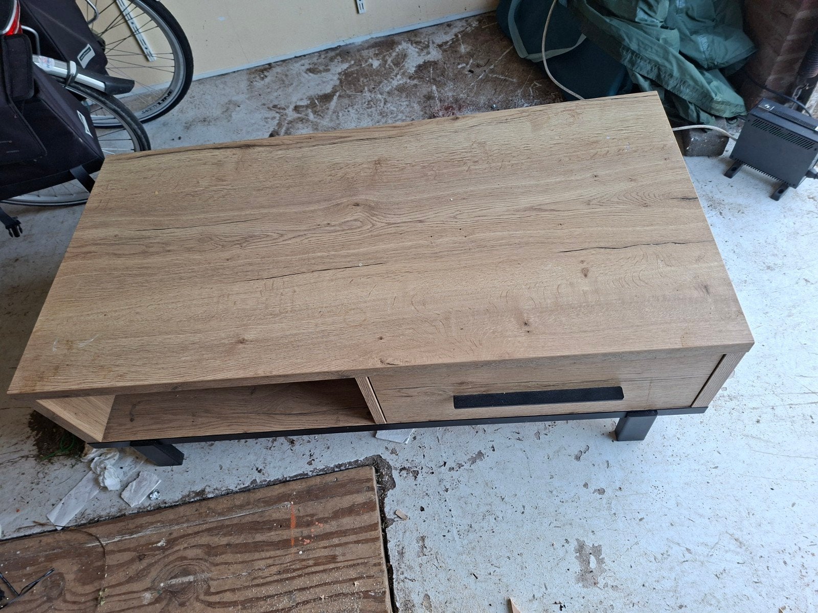Nog mooie salontafel, Huis en Inrichting, Tafels | Salontafels, Ophalen, Rechthoekig, 100 tot 150 cm, 50 tot 100 cm