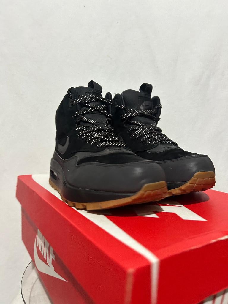 ALS NIEUW! Maat 40 - Nike Air Max 1 Sneakerboot Black Gum, Kleding | Dames, Schoenen, Verzenden, Zwart, Nike, Nike